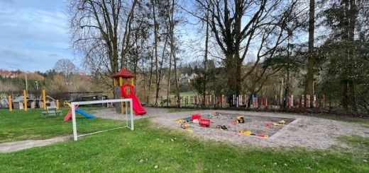 Außengeländer der Kita Wiesental Wemmetsweiler