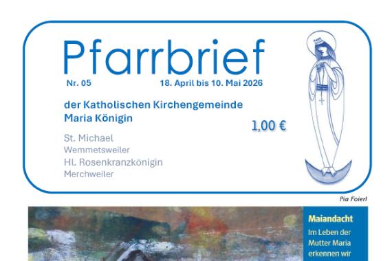 Pfarrbrief 05-2026 April-Mai - Titelbild