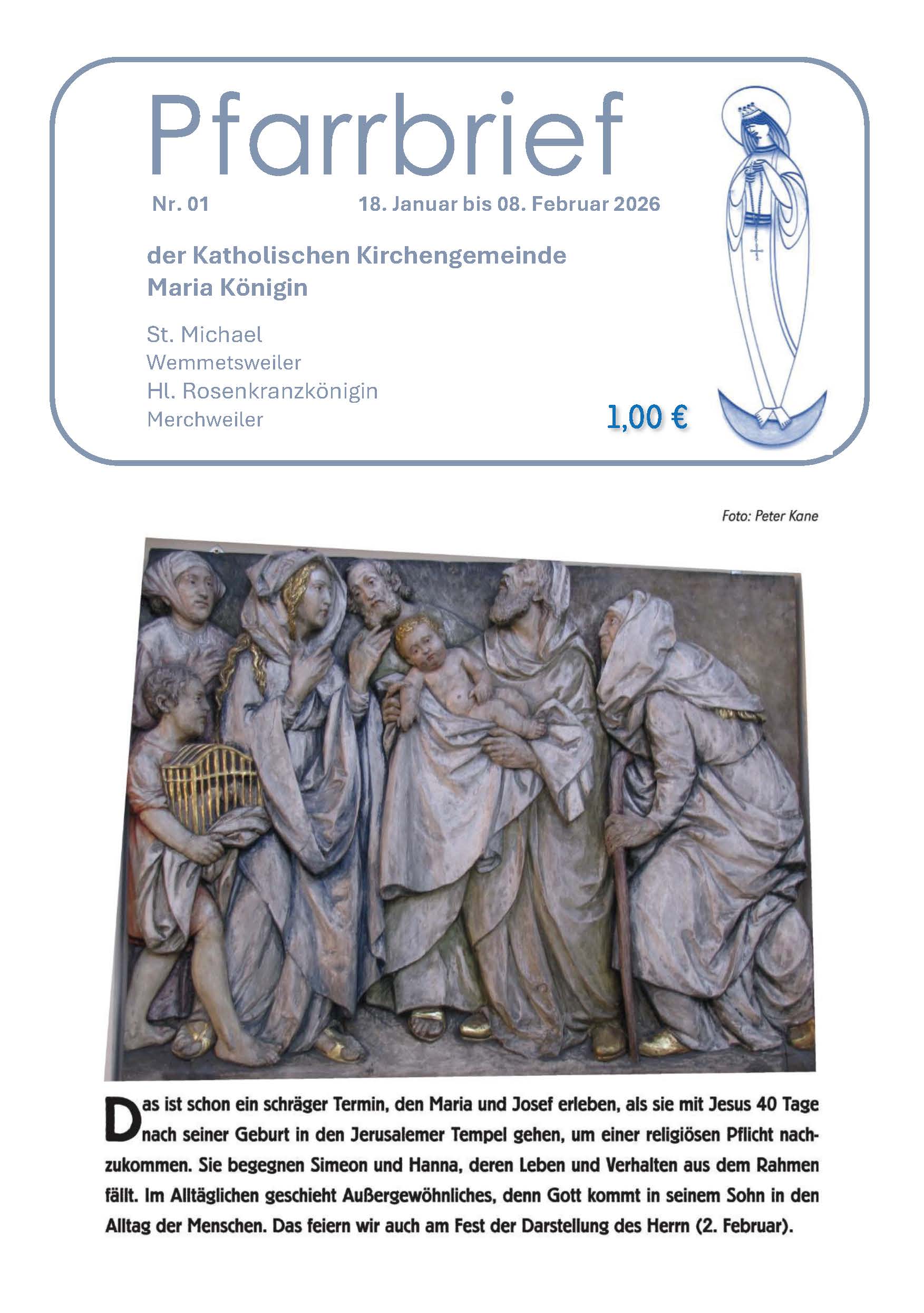 Titelbild Pfarrbrief 01 2026