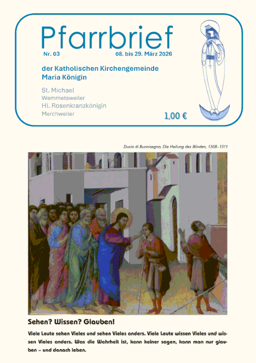 Pfarrbrief 03 - März 2026